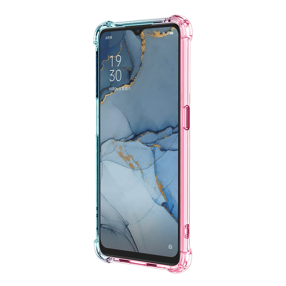 OPPO Reno 3 mobile phone case drop resistant OPPO Reno 3 gradient color mobile phone case