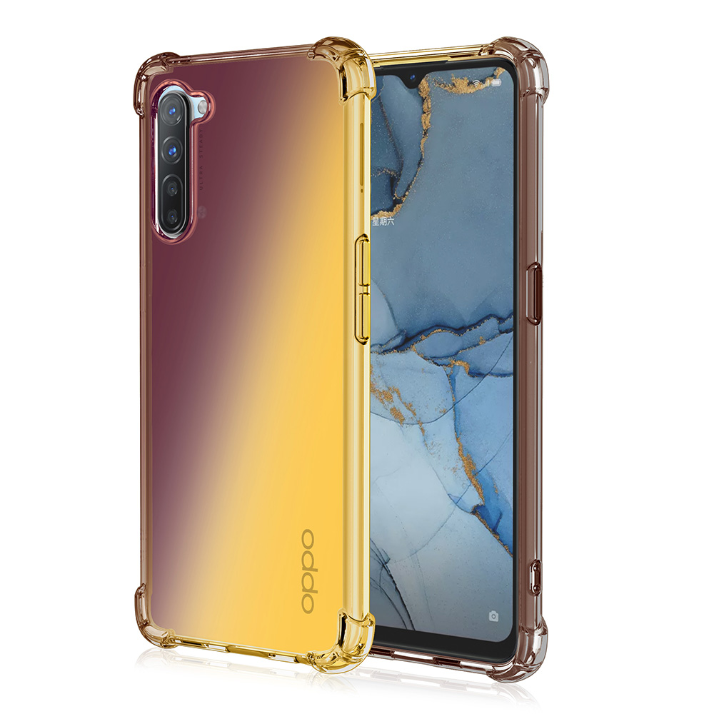 OPPO Reno 3 mobile phone case drop resistant OPPO Reno 3 gradient color mobile phone case