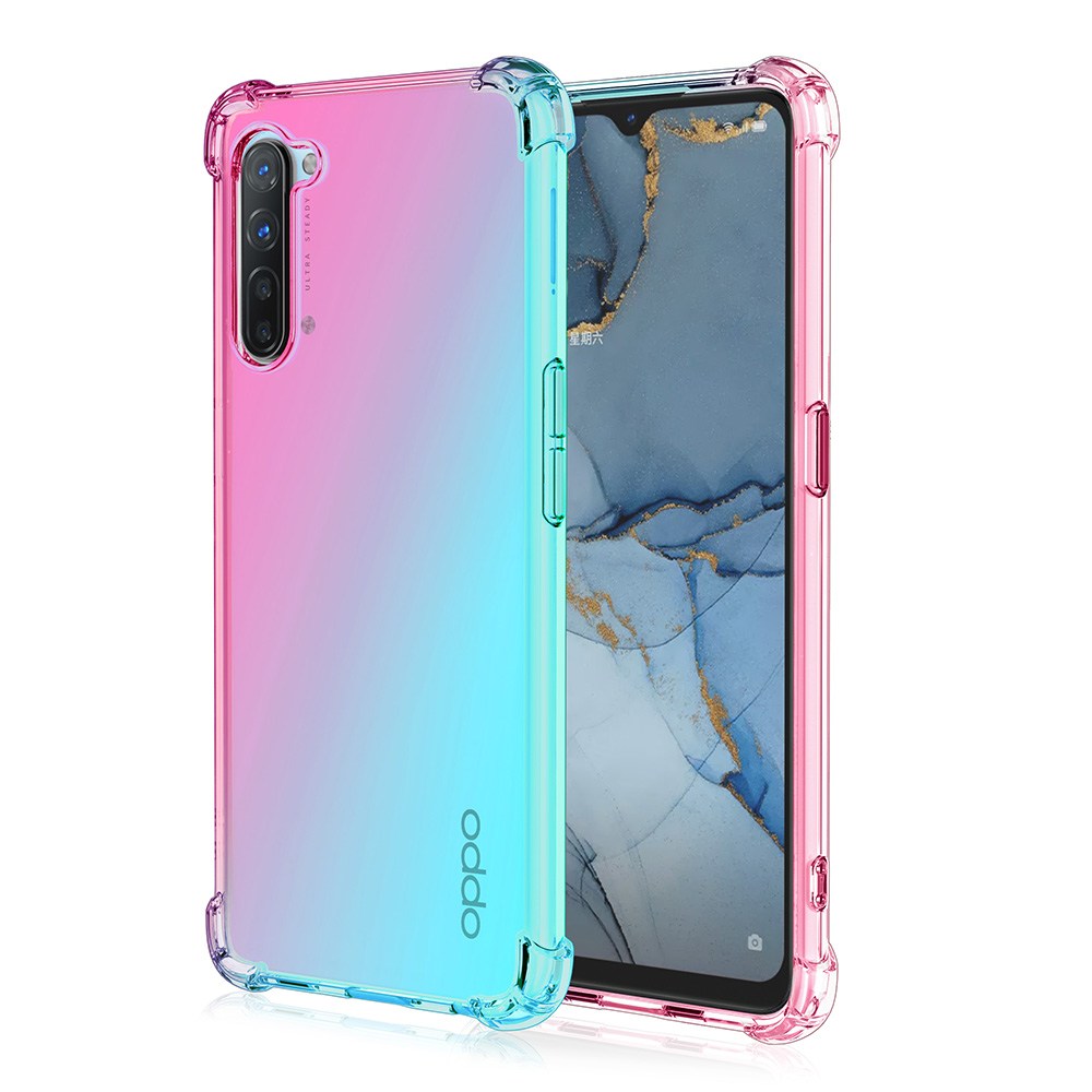 OPPO Reno 3 mobile phone case drop resistant OPPO Reno 3 gradient color mobile phone case