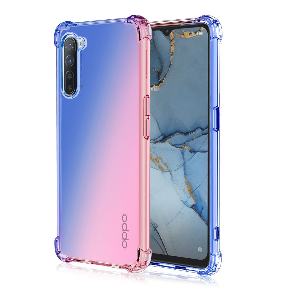 OPPO Reno 3 mobile phone case drop resistant OPPO Reno 3 gradient color mobile phone case