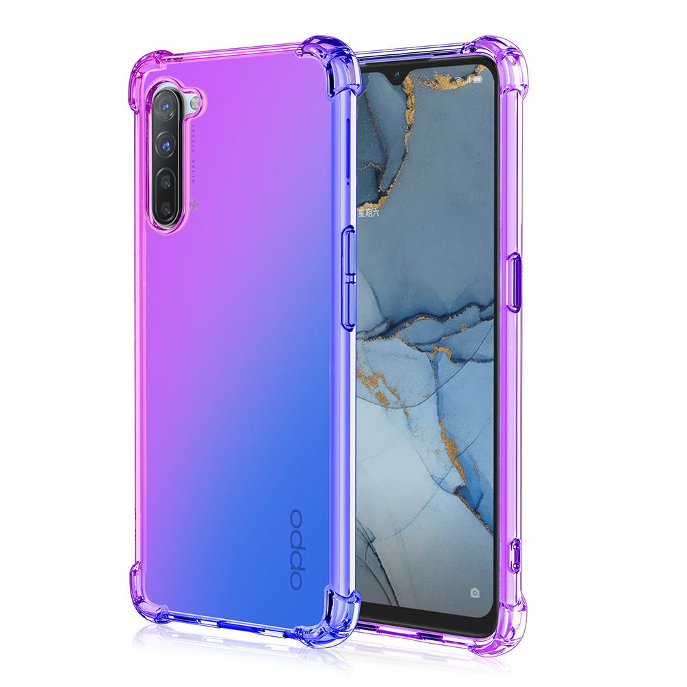 OPPO Reno 3 mobile phone case drop resistant OPPO Reno 3 gradient color mobile phone case