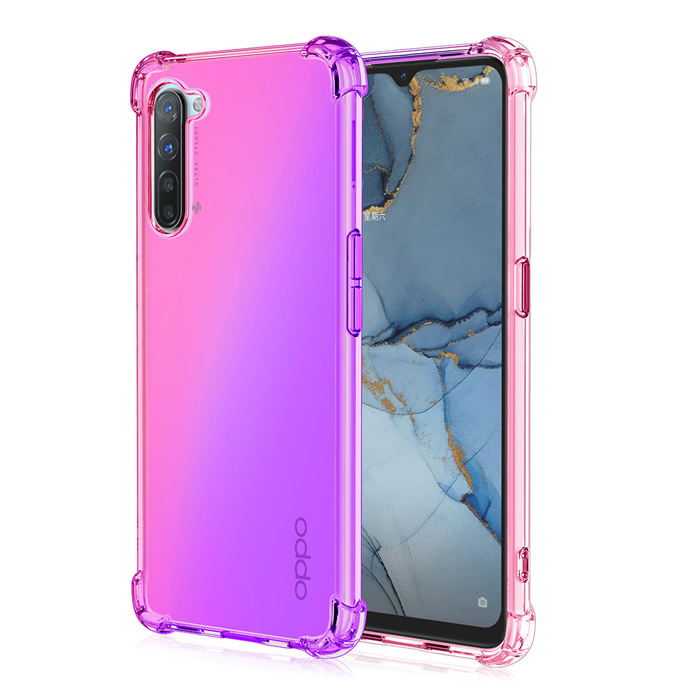 OPPO Reno 3 mobile phone case drop resistant OPPO Reno 3 gradient color mobile phone case
