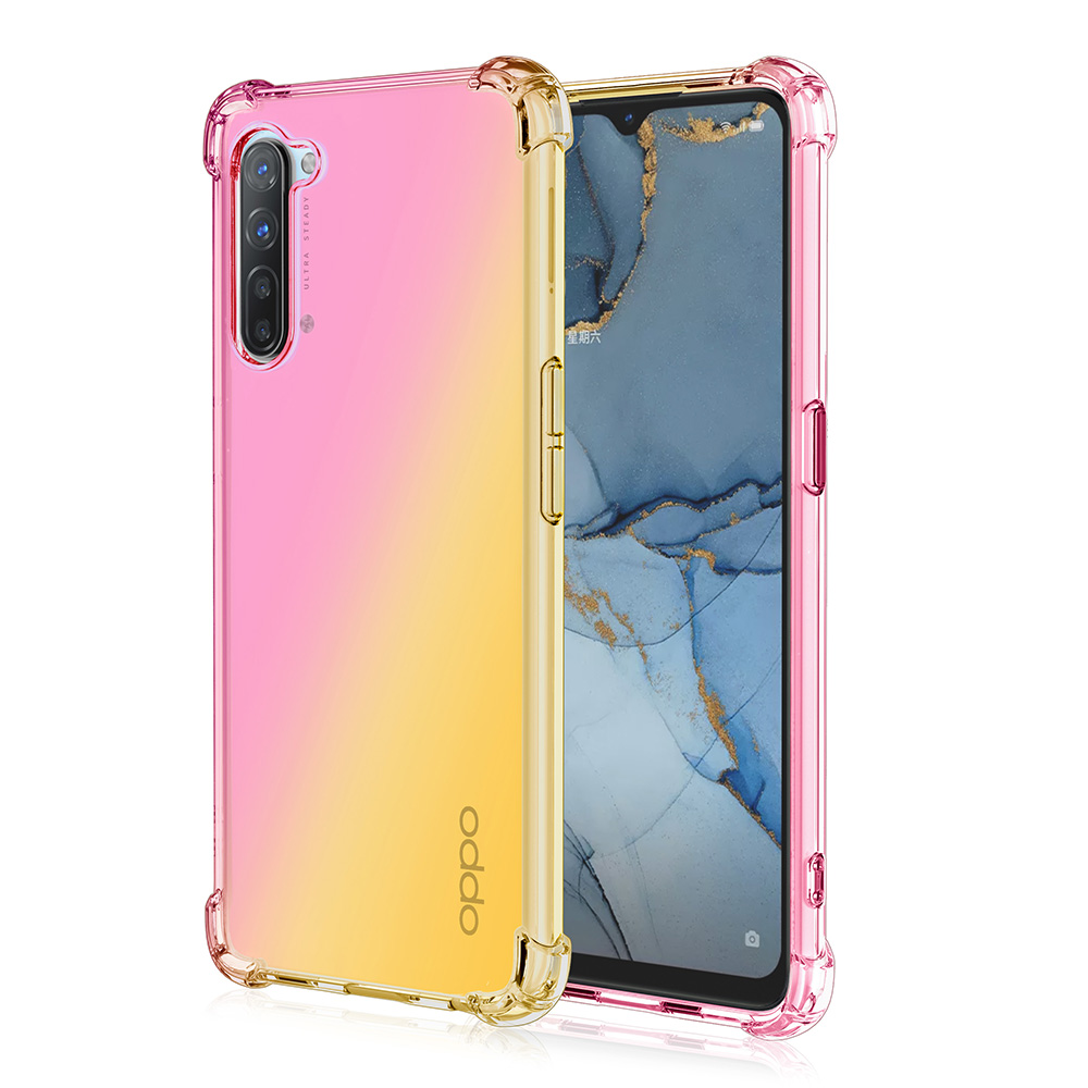 OPPO Reno 3 mobile phone case drop resistant OPPO Reno 3 gradient color mobile phone case