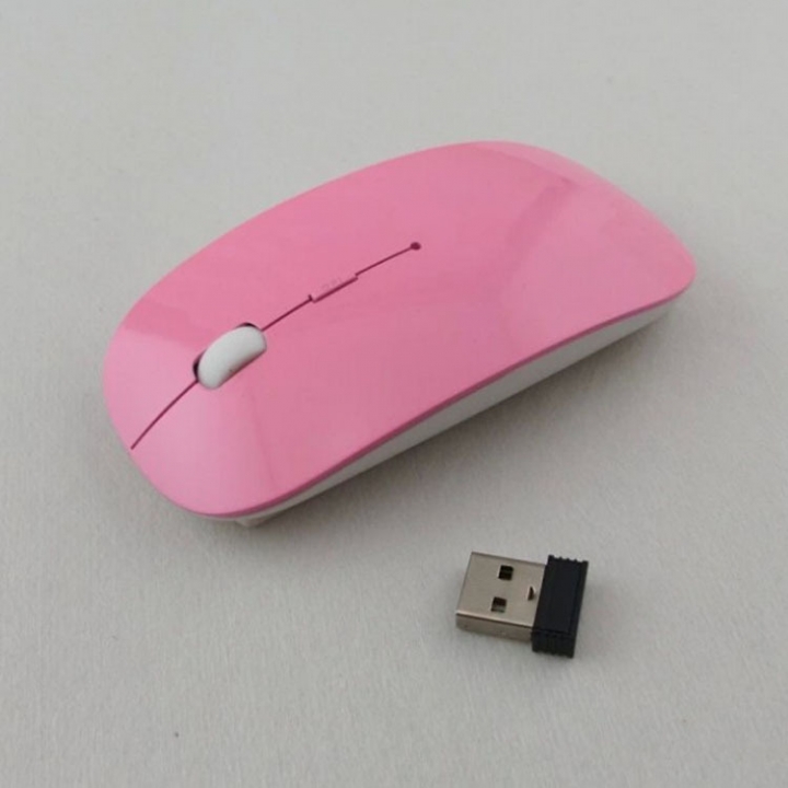 USB wireless Optical mouse and mice 2.4G receiver, super slim mouse Cordless Scroll Computer mouse