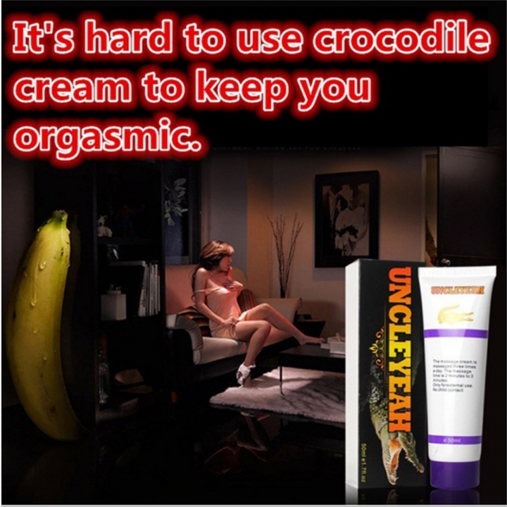 Hot Sale 50ml Alligator Ointment Extract Essence Penis Enlarged Massage Cream Essential Oil