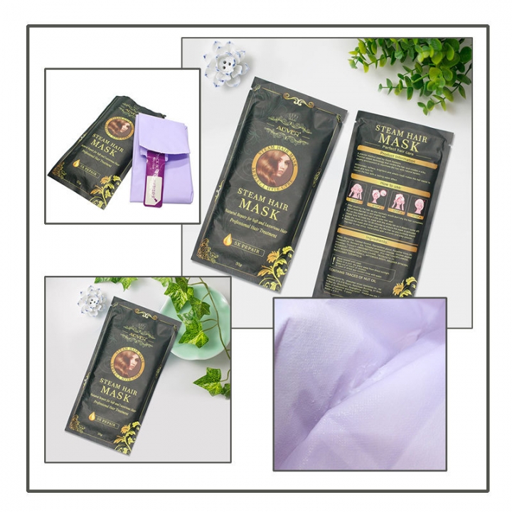 3 pcs Automatic Heating Steam Hair Mask Moisturizing Nourish Keratin Argan Oil Treatment Hair Care