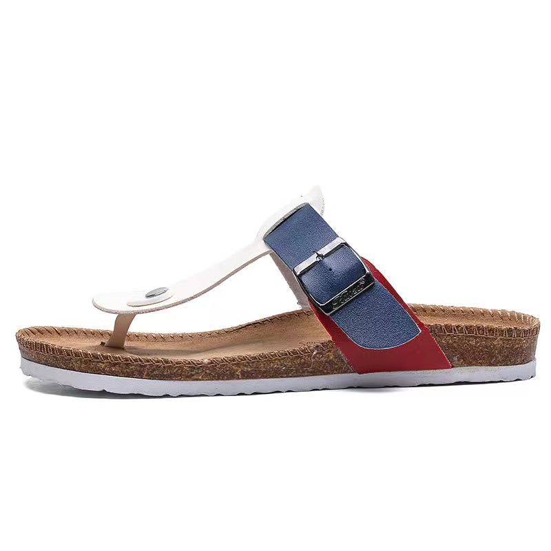 Unisex Summer New Style Fashion Casual Cork Slippers Beach Outdoor Slippers Size 35-44