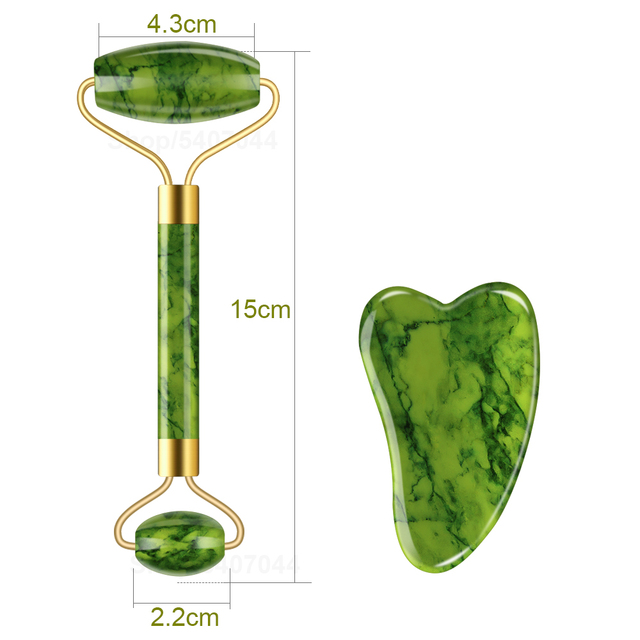 Jade Massagers For Face Body Gua Sha Scraper Beauty Facial Natural Gouache Stone Massage Slimming