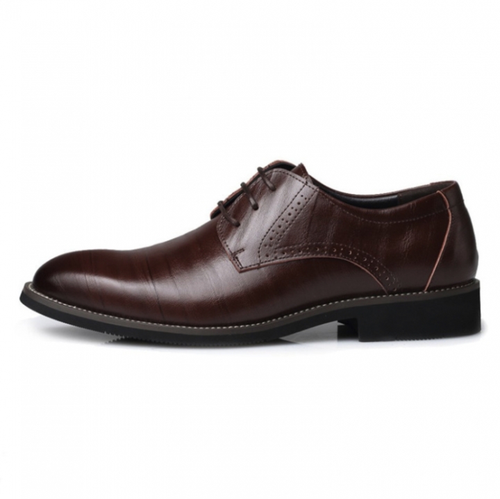 High Quality Business Men Classic Pure Leather Shoes Wingtip Carved Italian Formal Wedding Shoes