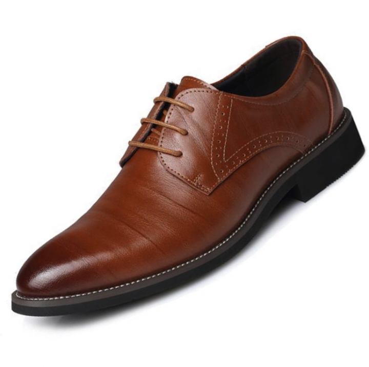 High Quality Business Men Classic Pure Leather Shoes Wingtip Carved Italian Formal Wedding Shoes