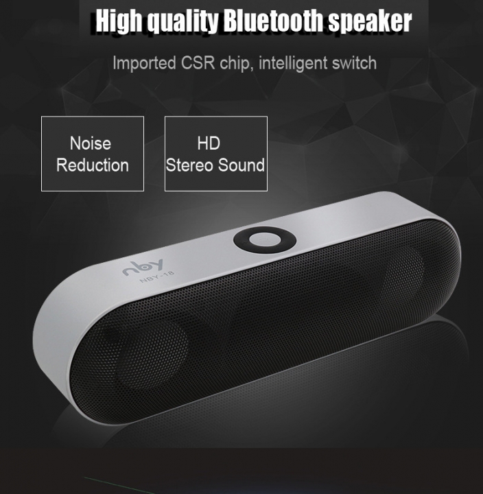 New NBY-18 Mini Bluetooth Speaker  Wireless Speaker Sound System 3D Stereo Music Surround Subwoofer