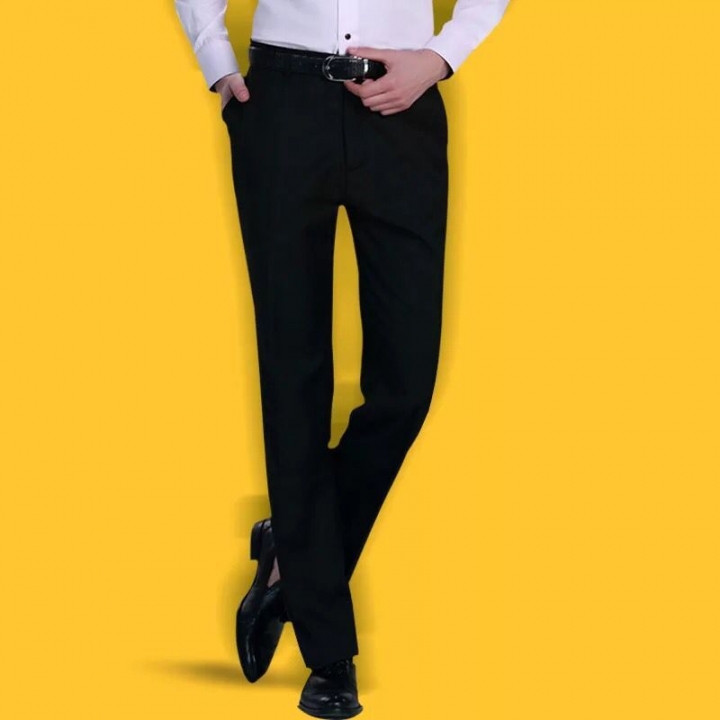 M&amp;J Business Casual Pants Men Formal Fit Full Length Perfume Office Wedding Mens Trousers