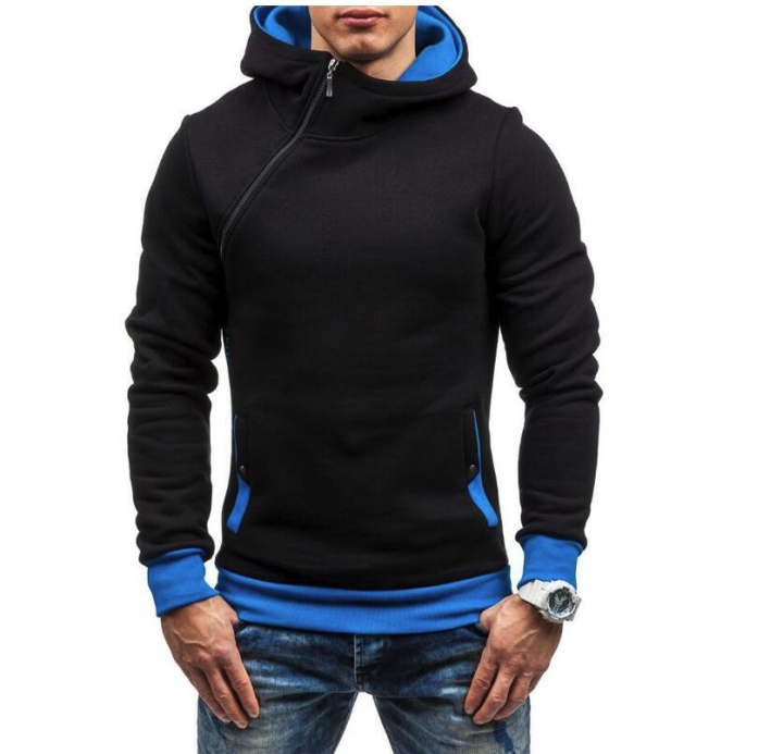 M&amp;J Men Hoodie Sweatshirt  Solid Color Fleece Tracksuit Hombre Hip Hop Male Hooded Sportswear