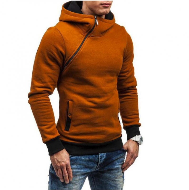 M&amp;J Men Hoodie Sweatshirt  Solid Color Fleece Tracksuit Hombre Hip Hop Male Hooded Sportswear