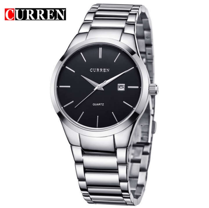 CURREN Luxury Brand Analog Sports Wristwatch Display Date Men's Quartz Watch Men Business Watches