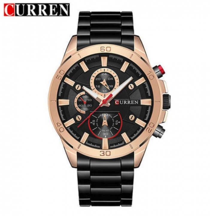 CURREN Men's Watches Top Brand Luxury Men Military Wristwatches Full Steel Men Sports Watch