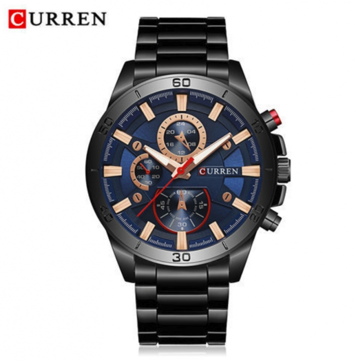 CURREN Men's Watches Top Brand Luxury Men Military Wristwatches Full Steel Men Sports Watch