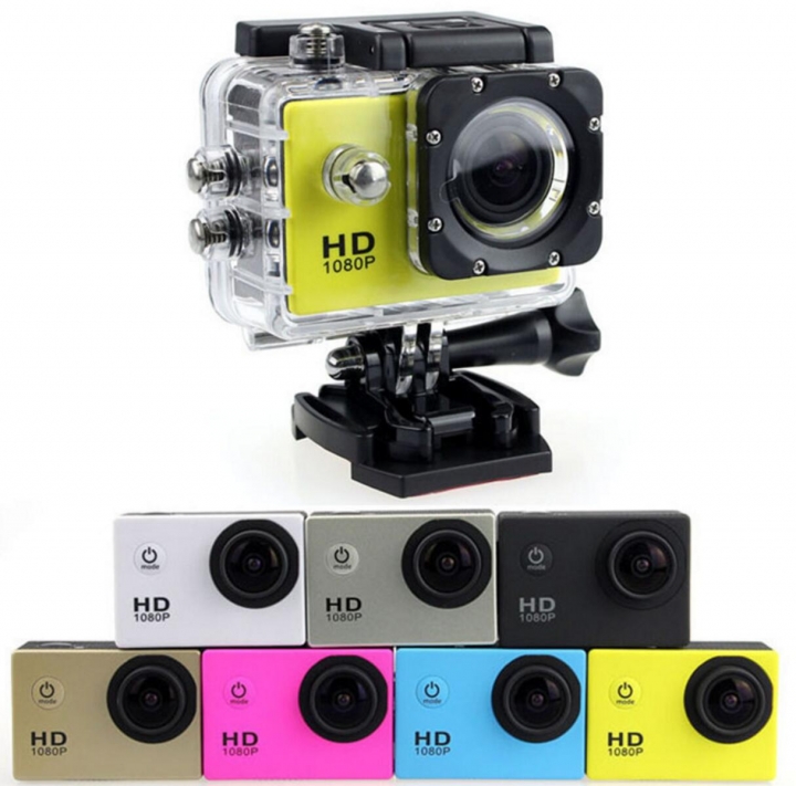 M&J Cameras Outdoor Sports Camera 30M Waterproof Multifunction Mini DV Digital Camera  Photography