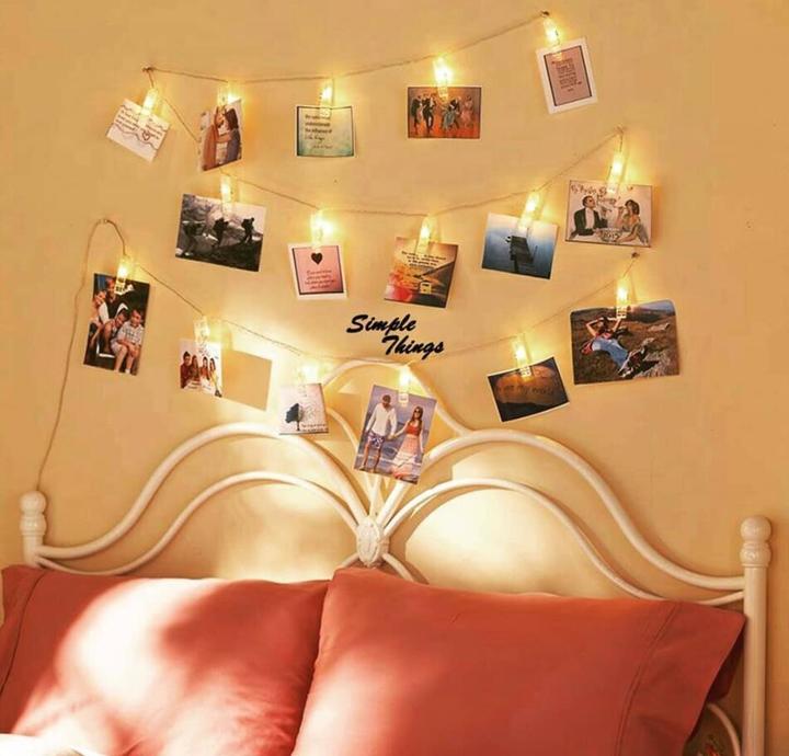 M&amp;J Photo Clip Holder LED String Lights New Year Party Wedding Home Decoration Fairy lights Battery