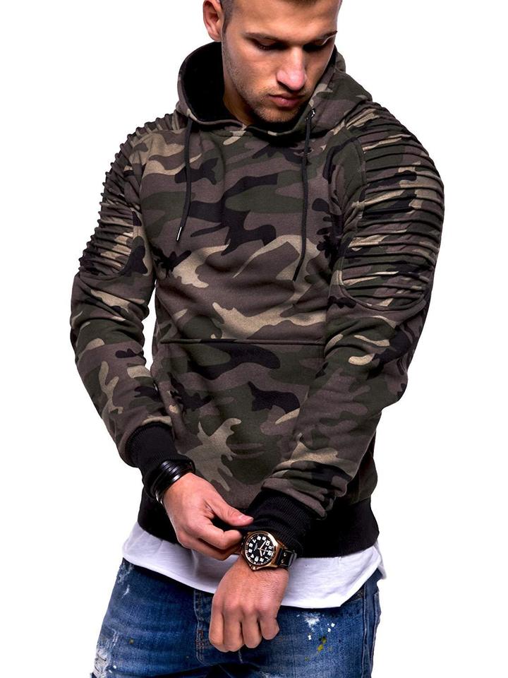 M&amp;J Men Hoodies Fashion Hooded Sweatshirt Top Hoodies Male Hip Hop Pullover Streetwear