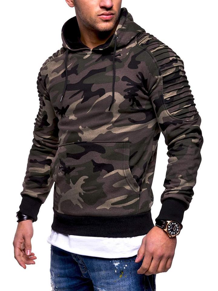 M&amp;J Men Hoodies Fashion Hooded Sweatshirt Top Hoodies Male Hip Hop Pullover Streetwear