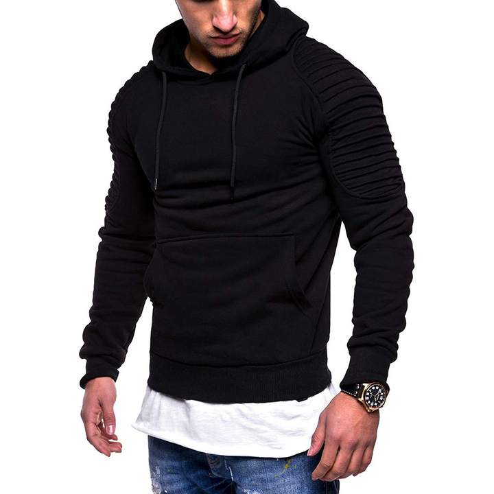 M&amp;J Men Hoodies Fashion Hooded Sweatshirt Top Hoodies Male Hip Hop Pullover Streetwear