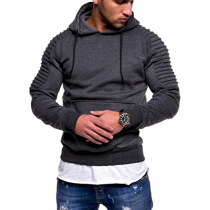 M&amp;J Men Hoodies Fashion Hooded Sweatshirt Top Hoodies Male Hip Hop Pullover Streetwear