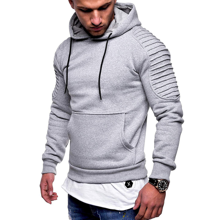 M&amp;J Men Hoodies Fashion Hooded Sweatshirt Top Hoodies Male Hip Hop Pullover Streetwear
