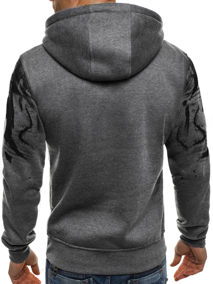 M&amp;J Print Men Hoodies Men Long sleeve Sweatshirts Clothing Fashion Pullovers