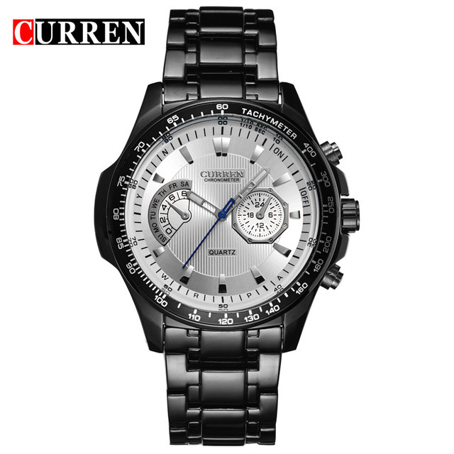 Curren Quartz Watches Vogue Business Military Men's Watches 3ATM waterproof  Watch Gift