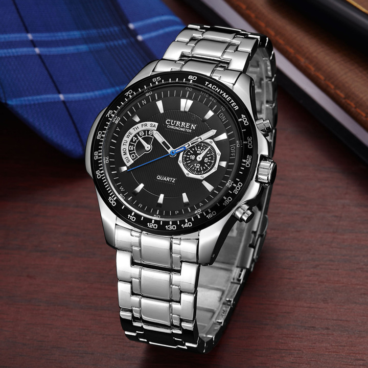 Curren Quartz Watches Vogue Business Military Men's Watches 3ATM waterproof  Watch Gift