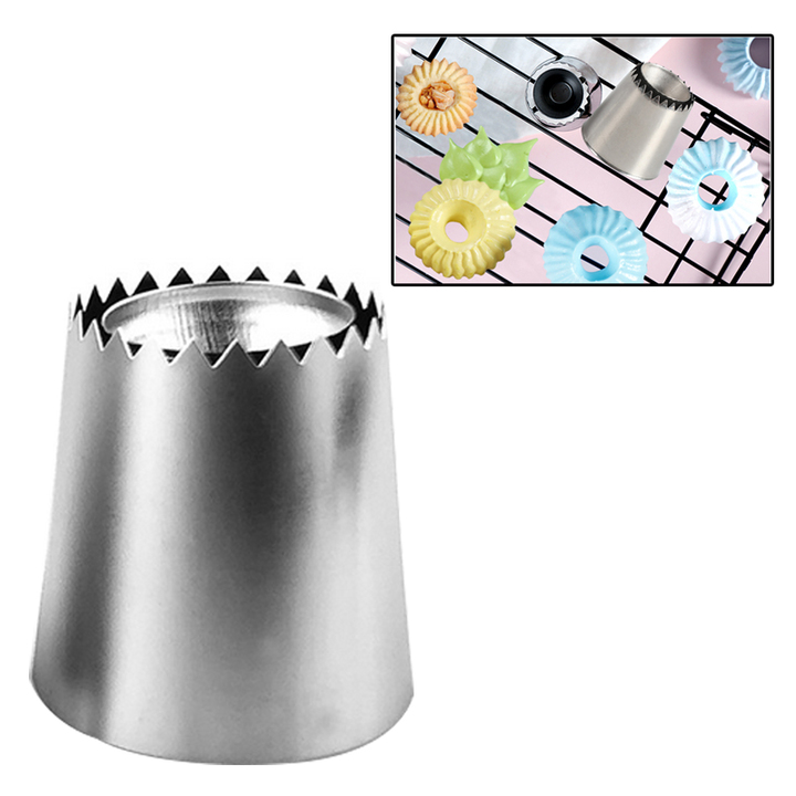 1PCS Sulta Ne Ring Cookies Mold Piping Nozzles Icing Piping Nozzles Set Cake Decorating Pastry Tip