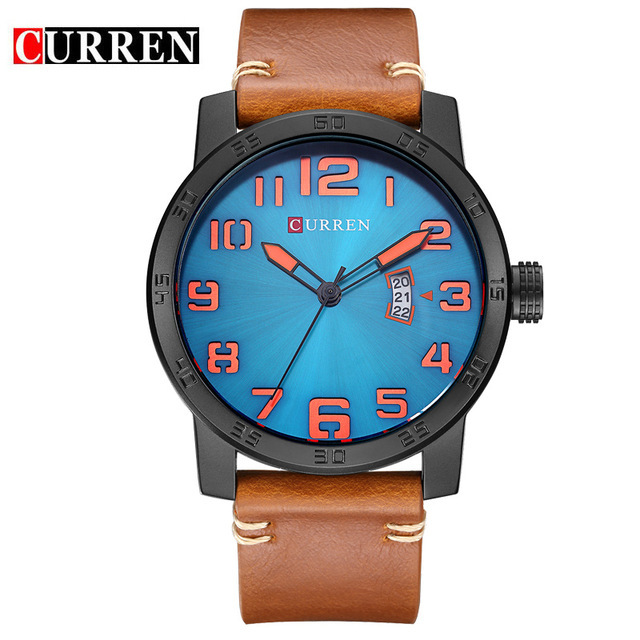 CURREN Men's Watches Luxury Military Wristwatches Fashion Casual Quartz Watches Sales