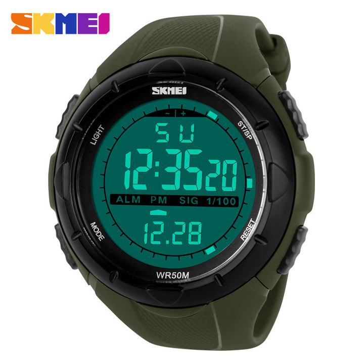 SKMEI Men Climbing Sports Digital Wristwatches Military Watches Shock Resistant Waterproof Watch