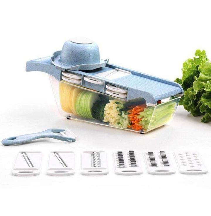 Vegetable Cutter With Steel Blade Slicer Potato Peeler Carrot Cheese Grater Slicer Kitchen Tools
