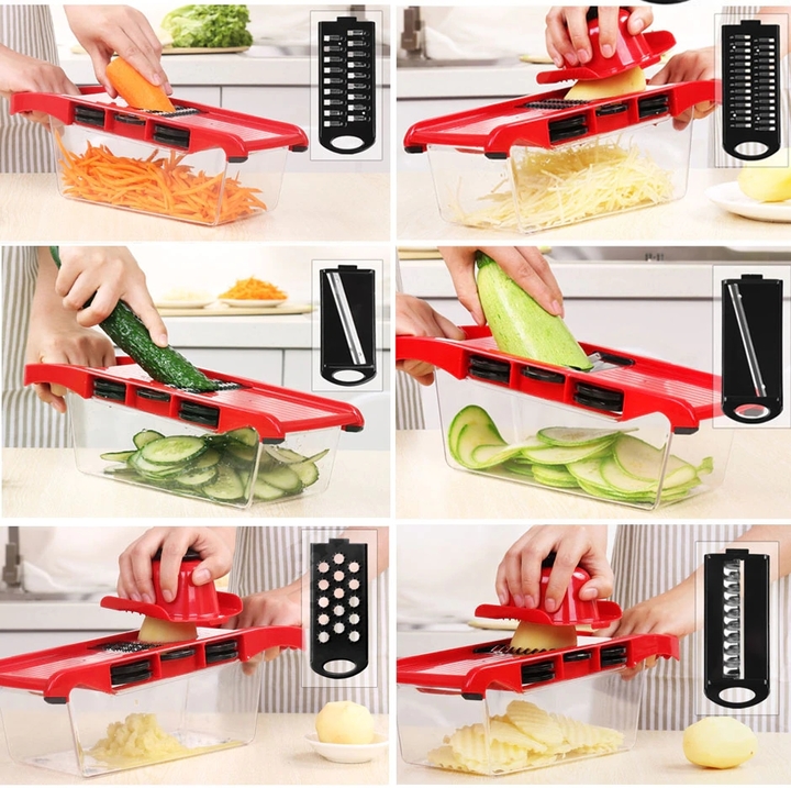 Vegetable Cutter With Steel Blade Slicer Potato Peeler Carrot Cheese Grater Slicer Kitchen Tools
