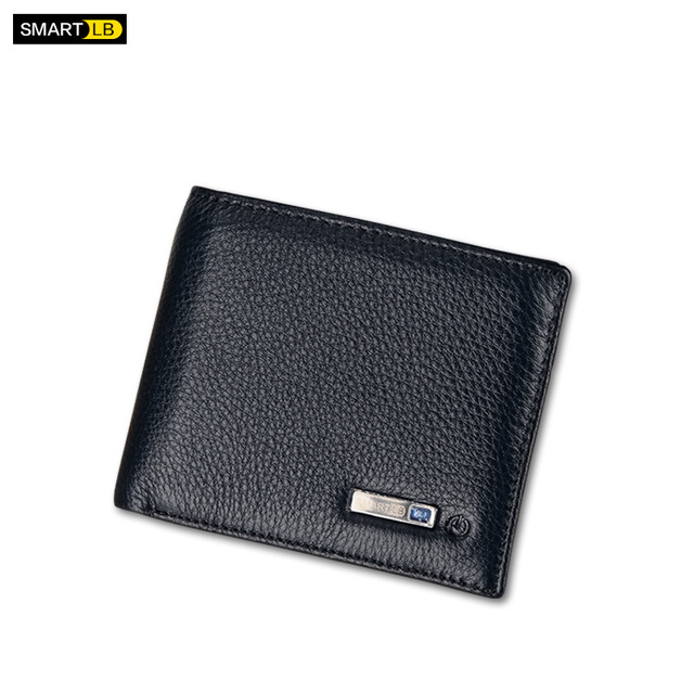 Smart Wallet Men Genuine Leather High Quality Anti Lost Intelligent Bluetooth Purse Valentine Gift
