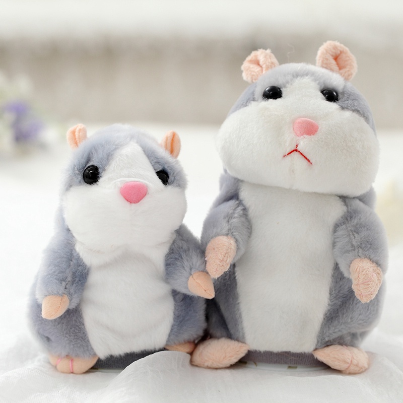 Talking Hamster Plush Toys Electronic Speak Pets Sound Record Repeat Plush Toy Educational Toy