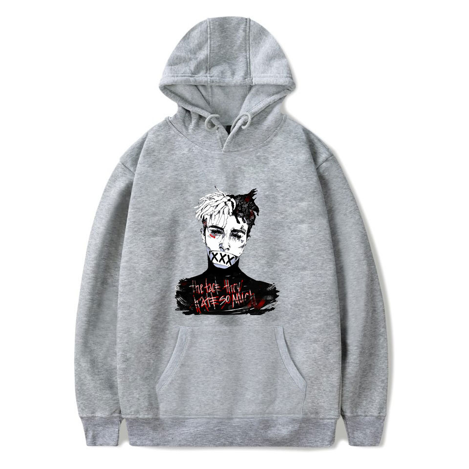 M&amp;J XXXTentacion Hoodies Men/Women Casual Pullover Streetwear Sweatshirt Male Hoodie