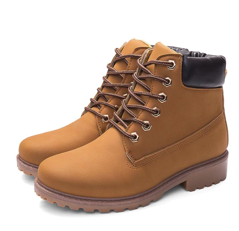 Hot New Shoes Women Flat Heel Boots Fashion Warm Women Boots Brand Women Ankle Boots
