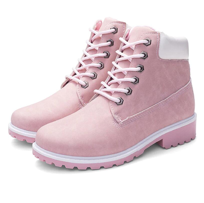 Hot New Shoes Women Flat Heel Boots Fashion Warm Women Boots Brand Women Ankle Boots