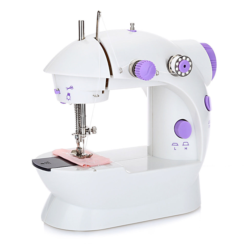 Electric Mini Sewing Machine Home Hand Machine To Sew Speed Adjustment With Light Sewing Machine