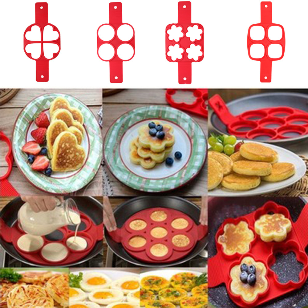 Pancake Maker Nonstick Cooking Tools Pancake Maker Egg Cooker Pan Flip Eggs Mold Kitchen Baking