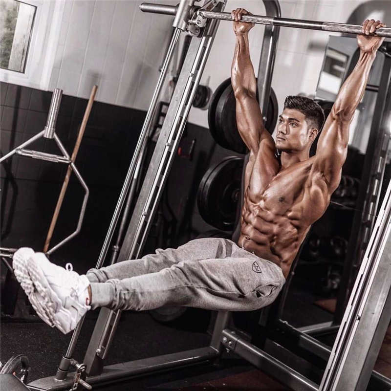 New Fashion Pants Men Casual Trousers Joggers Bodybuilding Fitness Sweat Time limited Sweatpants