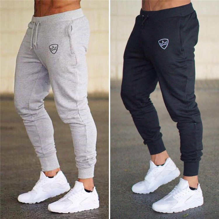 New Fashion Pants Men Casual Trousers Joggers Bodybuilding Fitness Sweat Time limited Sweatpants