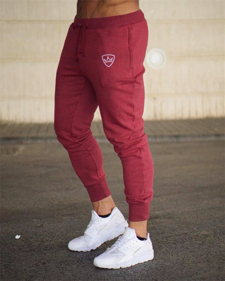 New Fashion Pants Men Casual Trousers Joggers Bodybuilding Fitness Sweat Time limited Sweatpants