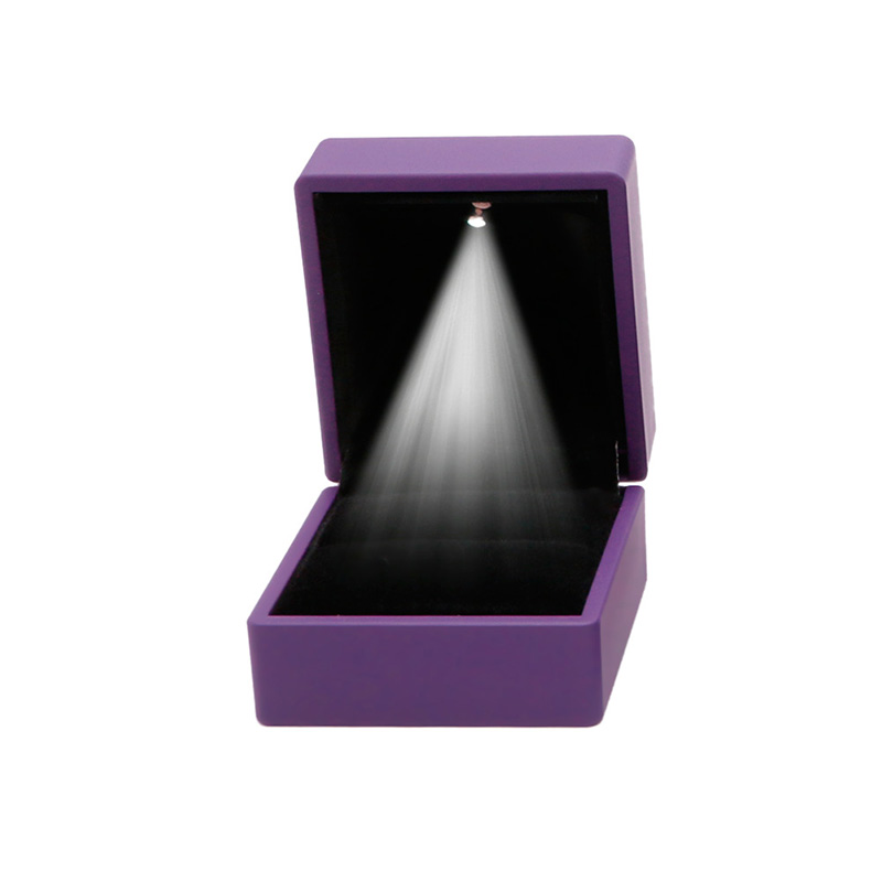 LED Light Earring Ring Gift Box Wedding Ring Jewelry Display Organizer Storage For Engagement Gifts