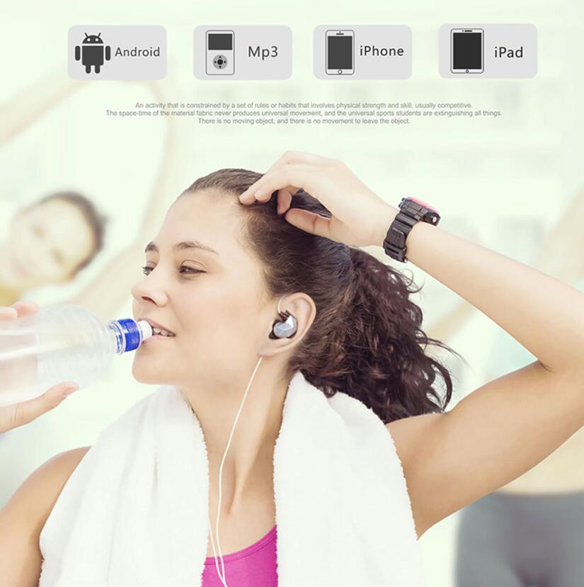 QKZ Wired Earphones for Phone In Ear Earphones Hifi  for iPhone Xiaomi Smart Phones