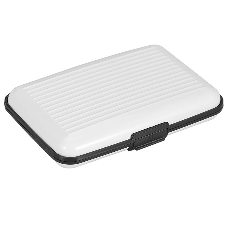 New Metal Credit Card Name ID Card Holder Wallet Box Antimagnetic Waterproof Aluminum Cards Holder