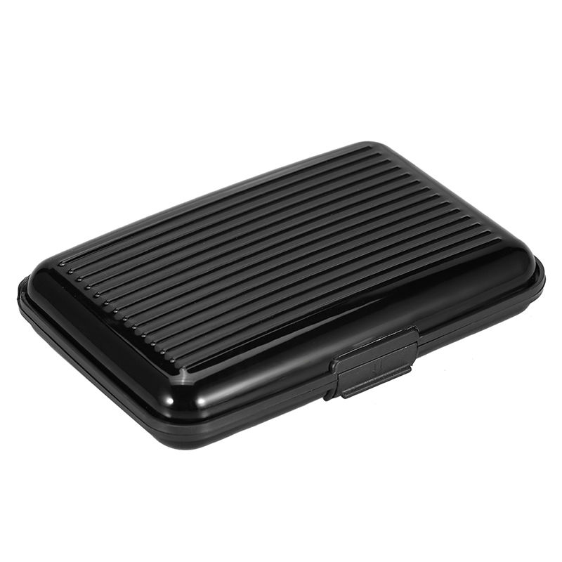 New Metal Credit Card Name ID Card Holder Wallet Box Antimagnetic Waterproof Aluminum Cards Holder